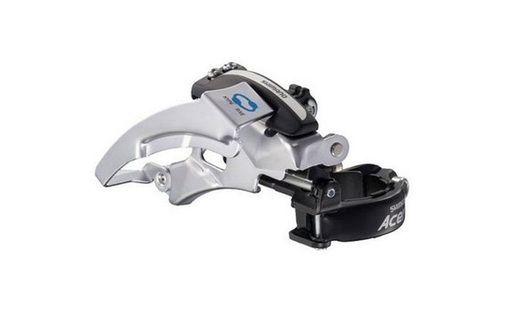 Фото: Передний переключатель SHIMANO Acera FD-M360, 3x8 ск., ун-я тяга, ун-й хомут