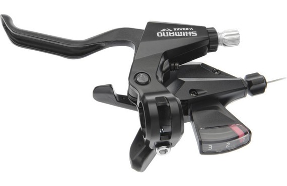 Фото: Шифтер/торм. ручка SHIMANO Altus ST-M310, 3ск, Черный