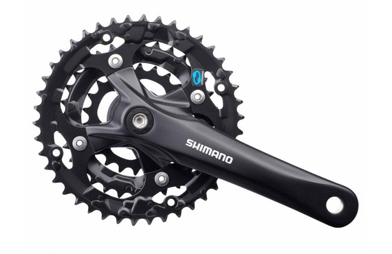 Фото: Система шатунов SHIMANO Acera FC-M361 (42/32/22T), 175мм, 8ск, Черный