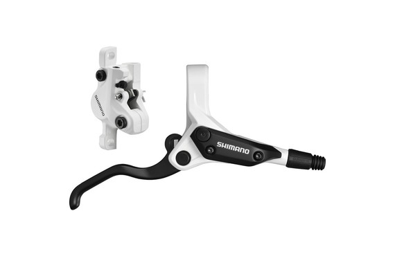 Фото: Тормоз дисковый гидр. SHIMANO M395, 1350мм, Белый