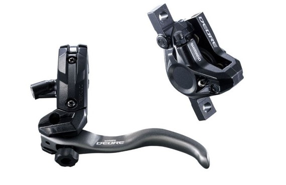 Фото: Тормоз дисковый гидр. SHIMANO Deore M595, 1350мм, Черный