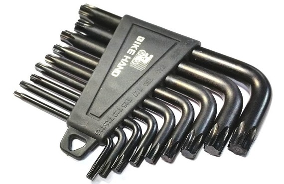 Фото: Набор Torx BIKE HAND YC-633S, T10-T50