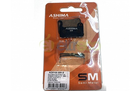 Фото: Тормозные колодки диск., ASHIMA AD0104-SM-S для SHIMANO