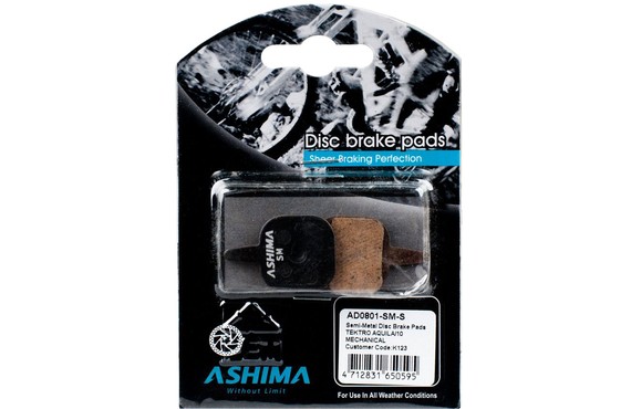 Фото: Тормозные колодки ASHIMA AD0801-SM-S, для TEKTRO IO