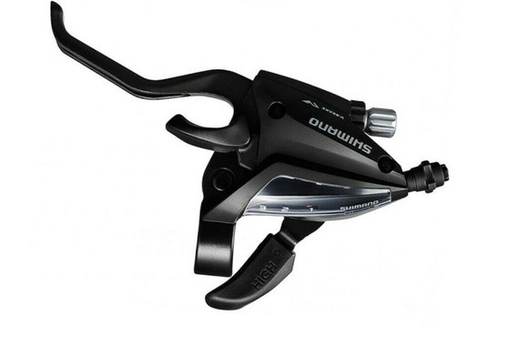 Фото: Шифтер/торм. ручка SHIMANO Tourney ST-EF500-L, 3ск, Чёрный