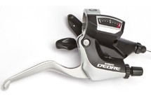 Фото: Шифтер/торм. ручка SHIMANO Deore ST-M590, 9 ск, правый, Черный/Серебристый
