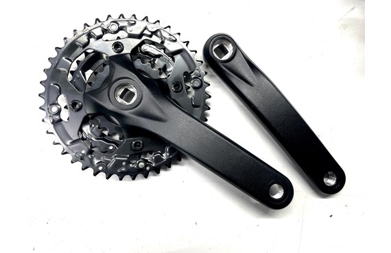 Фото: Система шатунов PROWHEEL Burner 301-N (42/32/22T) 170мм, 9ск., Чёрный (Уценка)