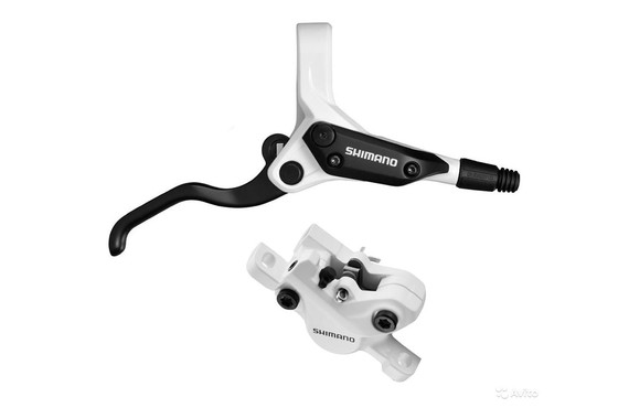 Фото: Тормоз дисковый гидр. SHIMANO M486, 1300мм, Белый/Черный, (уценка)