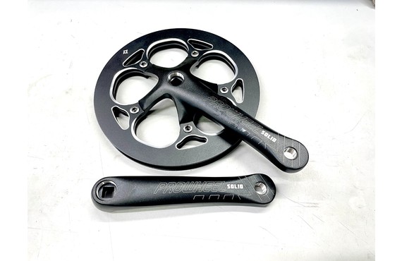 Фото: Система шатунов PROWHEEL SOLID-252AA9-F, 52T, 170мм, цвет Черный