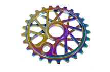 Фото: Звезда BMX CRAZYBIKE Sol, 25t, Oil Slick