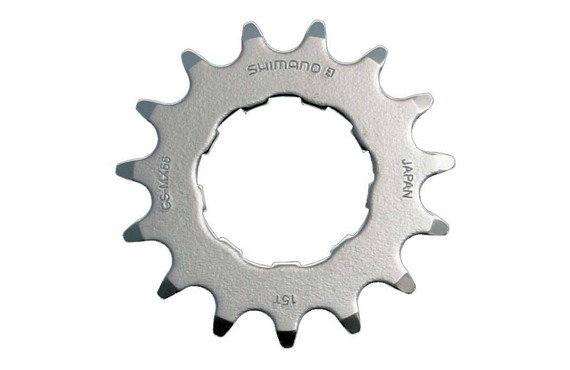 Фото: Звезда задняя SHIMANO DXR GX-MX66, 15Т, Серебристый (Уценка)
