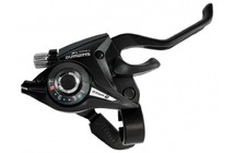 Фото: Шифтер/торм. ручка SHIMANO Tourney ST-EF51-AL, 8ск, Черный