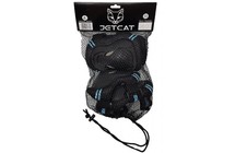 Фото: Комплект защиты для детей JETCAT Sport, размер XS, черная с синими линиями
