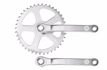 Фото: Система шатунов PROWHEEL S106, 44Т, 165мм, 5-7ск., Серебристый