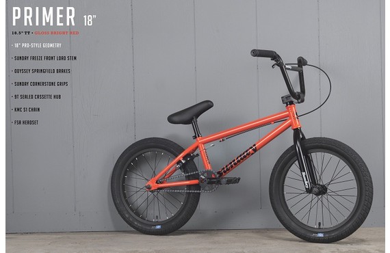 Фото: Велосипед BMX SUNDAY Primer, 2021, Оранжевый