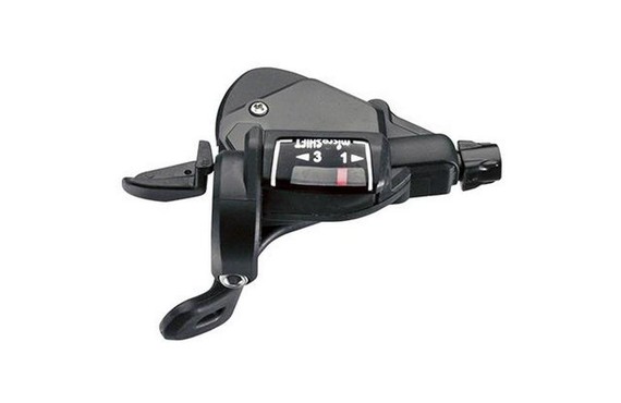 Фото: Шифтер MICROSHIFT SL-TS39, 3ск, Чёрный
