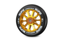 Фото: Колесо для самоката HIPE 10 Spoke 110мм Золотой/Чёрный