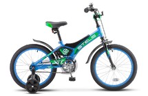 Фото: Велосипед STELS Jet 16, Голубой/Зелёный