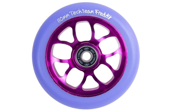 Фото: Колесо для самоката TECH TEAM Freddy 110мм Фиолетовый