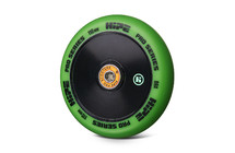 Фото: Колесо для самоката HIPE H21 110мм Чёрный/зелёный, люминесцентный