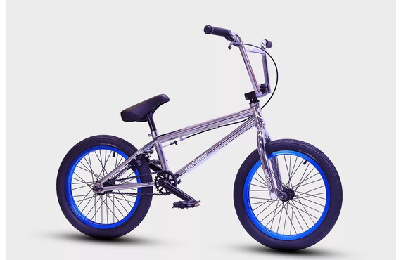 Фото: Велосипед BMX 18 713BIKES IMBARIDE Beast 18.2 Хром/Синий