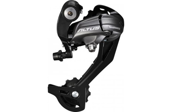 Фото: Задний переключатель SHIMANO Altus RD-M370, SGS, 9ск, Чёрный
