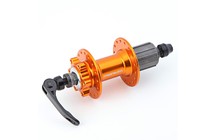 Фото: Втулка задняя  XENIUM XH-342 (32H), QR, 8/9ск, 6 болт, Orange Ano
