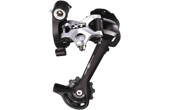 Фото: Задний переключатель SHIMANO XT RD-771, SGS, 9ск, Серый