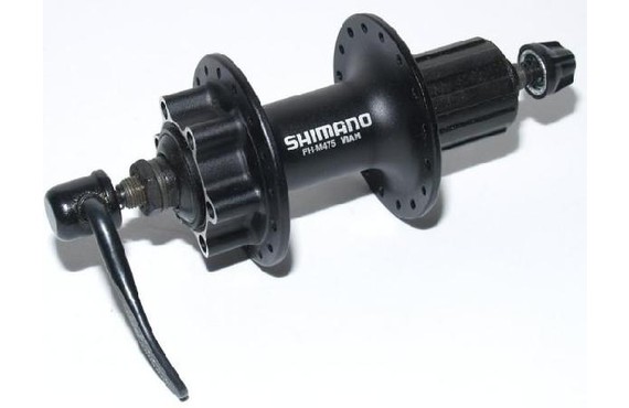 Фото: Втулка задняя SHIMANO Alivio FH-M475 (36H), под кассету 8/9ск, 6-болт, QR, Черный