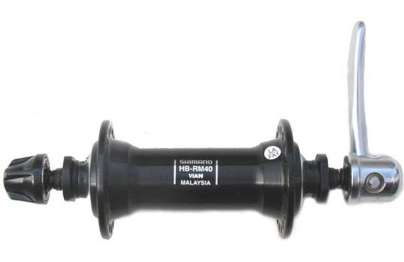 Фото: Втулка передняя SHIMANO RM40 (36H), QR, Black