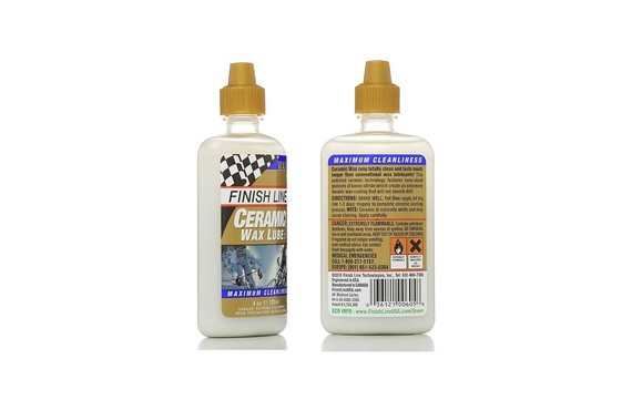Фото: Смазка цепи FINISH LINE Ceramic Wax, восковая с керамическими присадками, 120мл