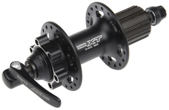 Фото: Втулка задняя SHIMANO XT FH-M756 (36H), QR, 6 болт, Black
