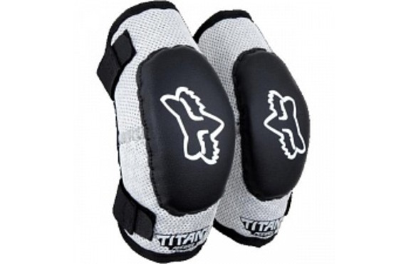 Фото: Налокотники подростковые FOX Titan Elbow Youth Guard Black/Silver
