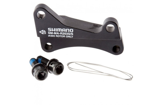 Фото: Адаптер диск. тормоза SHIMANO F203S/S, 2 болта, с проволокой