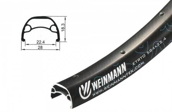 Фото: Обод 27.5 WEINMANN U28, (32H), Black