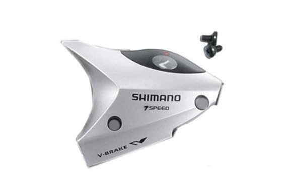 Фото: Крышка и болты к Shimano ST-EF50 для 7ск, сереб