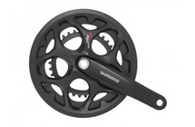 Фото: Система шатунов SHIMANO Tourney A070 (50/34T), с защитой, 170мм, Black