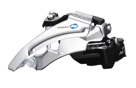 Фото: Передний переключатель SHIMANO Alivio FD-M412, ун-я тяга, ун-й хомут