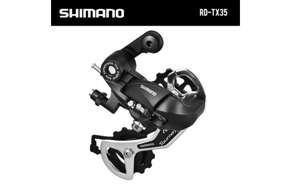 Фото: Задний переключатель SHIMANO Tourney RD-TX500, SGS, 6-7cк, Черный