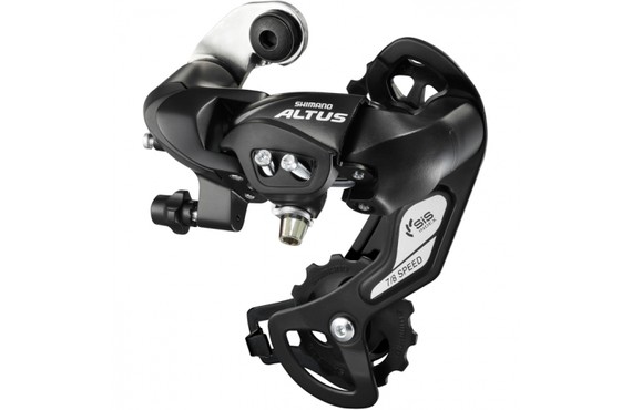 Фото: Задний переключатель SHIMANO ALTUS RD-M280, SGS, 6/7/8 ск, Черный