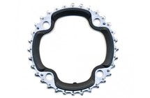 Фото: Звезда передняя SHIMANO SLX M660-10, 30T, BCD 96, 10ск, Черный