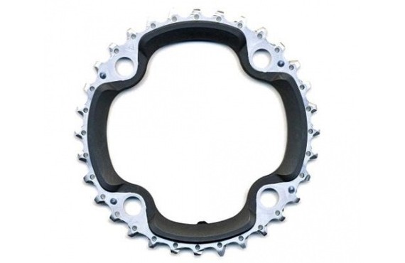 Фото: Звезда передняя SHIMANO SLX M660-10, 30T, BCD 96, 10ск, Черный