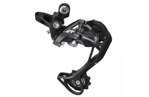 Фото: Задний переключатель SHIMANO XT RD-М781, SGS, 10ск, Shadow, Черный