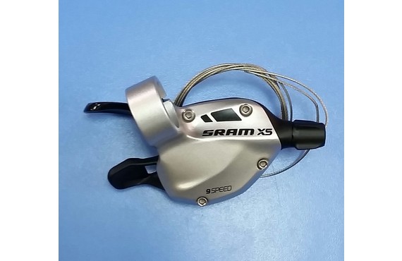 Фото: Шифтер SRAM X5 9ск, правый, Серебристый