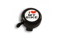 Фото: Звонок 45AE-05 I Love my bike, чёрный
