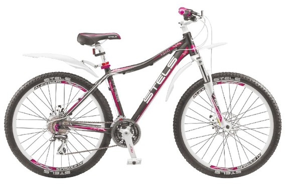 Фото: Велосипед STELS Miss 7300 MD, 26, Черный/Розовый