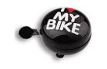Фото: Звонок GREEN CYCLE GCB-1058S, I love my bike, чёрный