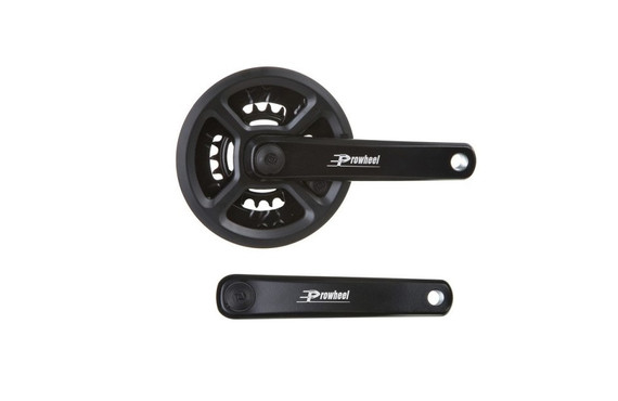 Фото: Система шатунов PROWHEEL TM-CY01 (36/22T), 175мм, 9ск., Чёрный (Уценка)