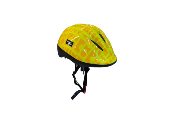 Фото: Шлем велосипедный детский GREEN CYCLE Flash 48-52см, Жёлтый