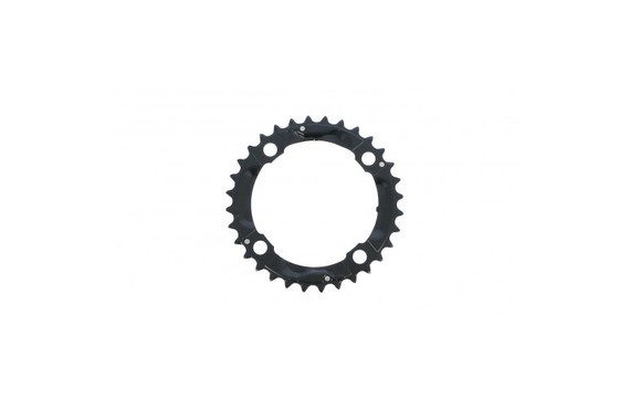 Фото: Звезда передняя SHIMANO Alivio FC-M411, 38T, 7/8ск, Серебристый